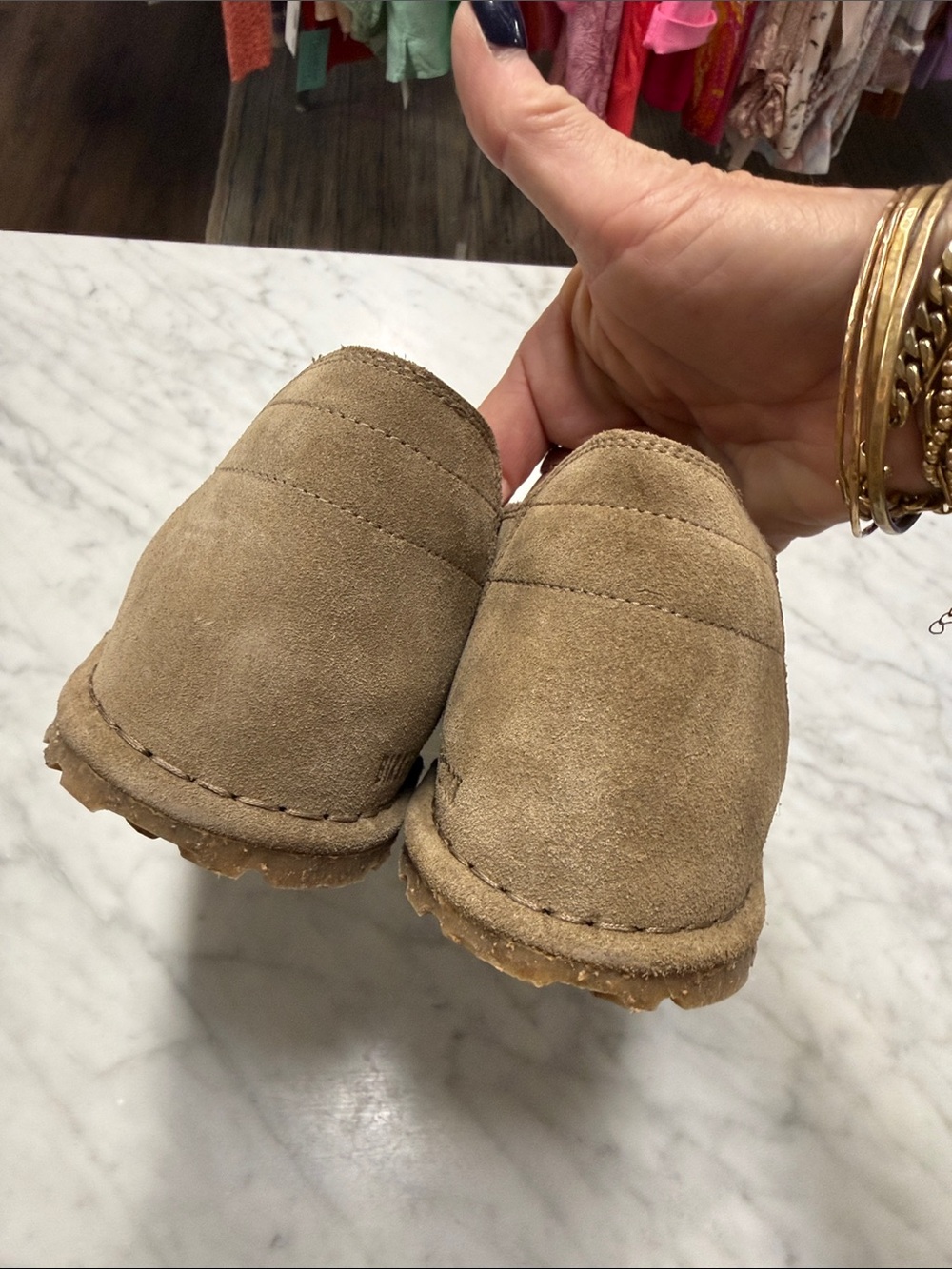 Birkenstock NARROW FIT Utti Slip On Shoe Size 42 in Suede Leather - Picture 5 of 16
